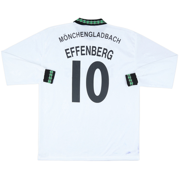 1995-96 Borussia Monchengladbach Home L/S Shirt Effenberg #10 - 7/10 - (XL)