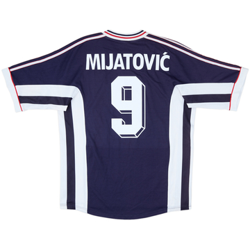 1998-99 Yugoslavia Home Shirt Mijatovic #9 - 7/10 - (M)