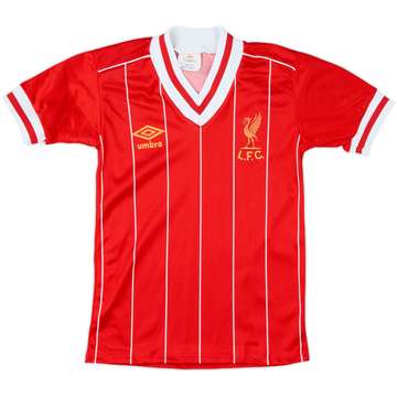 1982-85 Liverpool Home Shirt - 8/10 - (S.Boys)