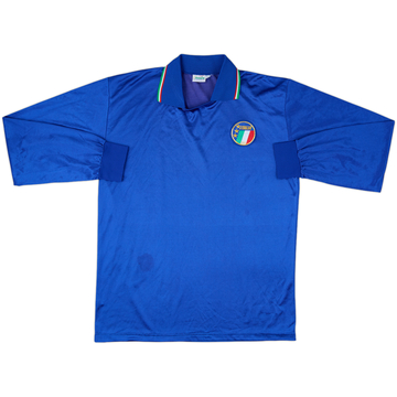 1986-90 Italy Home L/S Shirt - 6/10 - (L)