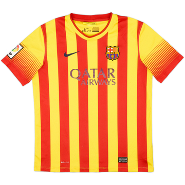 2013-15 Barcelona Away Shirt - 6/10 - (XL.Boys)