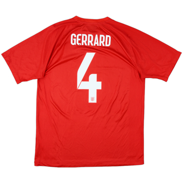 2014-15 England Away Shirt Gerrard #4 - 6/10 - (L)