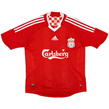 2008-10 Liverpool Home Shirt - 7/10 - (L.Boys)