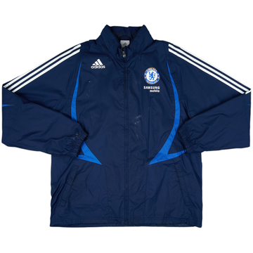 2007-08 Chelsea adidas Hooded Rain Jacket - 6/10 - (L/XL)
