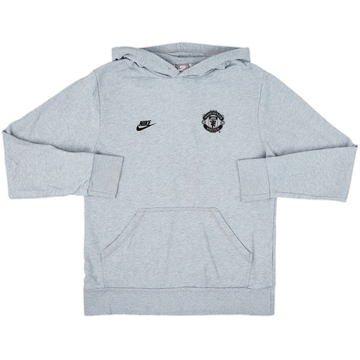 2009-10 Manchester United Nike Hooded Sweat Top - 7/10 - (M)