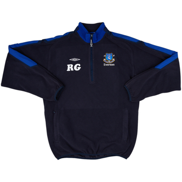2006-07 Everton Umbro Staff Issue 1/2 Zip Fleece Top RG - 6/10 - (L)