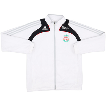 2008-09 Liverpool adidas Track Jacket - 8/10 - (L)