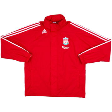 2008-09 Liverpool adidas Hooded Rain Jacket - 8/10 - (L)