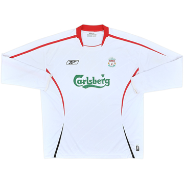 2005-06 Liverpool Away L/S Shirt - 5/10 - (XL)