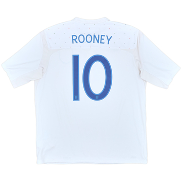 2010-11 England Home Shirt Rooney #10 - 6/10 - (XXL)