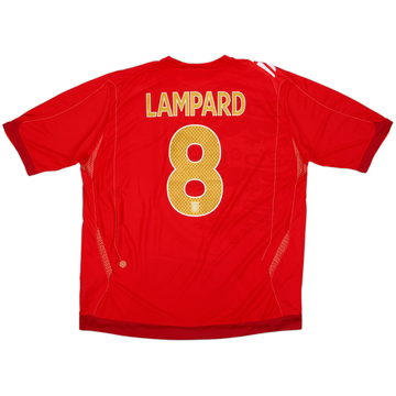 2006-08 England Away Shirt Lampard #8 - 5/10 - (XXL)