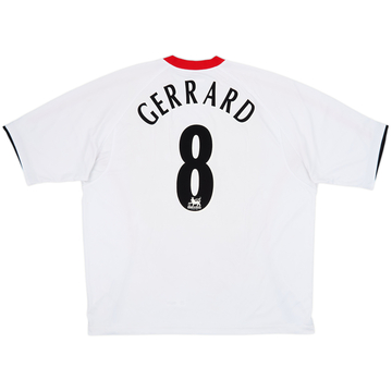 2005-06 Liverpool Away Shirt Gerrard #8 - 7/10 - (XXL)