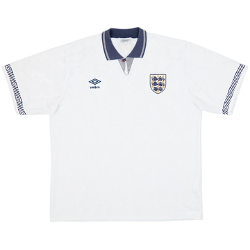 1990-92 England Home Shirt - 7/10 - (L)