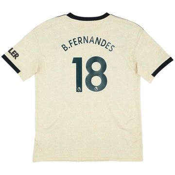 2019-20 Manchester United Away Shirt B.Fernandes #18 - 9/10 - (XL.Boys)