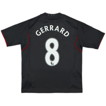 2011-12 Liverpool Away Shirt Gerrard #8 - 8/10 - (5-6 Years)