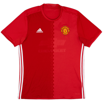 2016-17 Manchester United Home Shirt - 4/10 - (L)