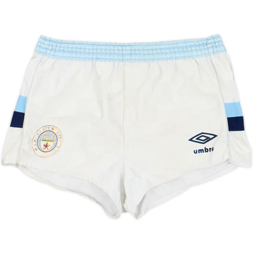 1987-89 Manchester City Home Shorts - 5/10 - (M.Boys)