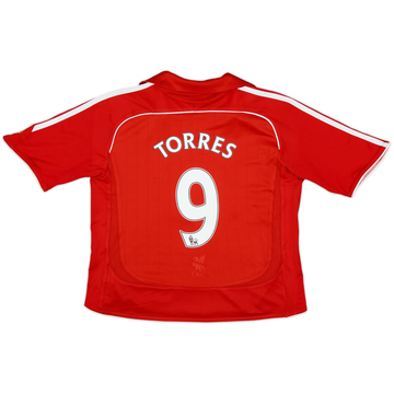 2006-08 Liverpool Home Shirt Torres #9 - 9/10 - (7-8 Years)