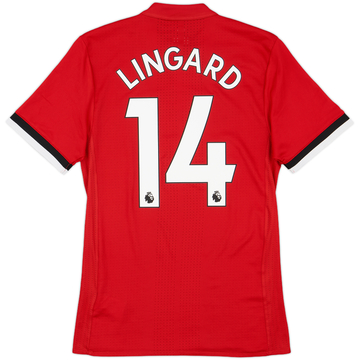 2017-18 Manchester United Authentic Home Shirt Lingard #14 - 10/10 - (S)