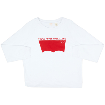 2017-18 Liverpool Levis Sweat Top - 8/10 - (XL)