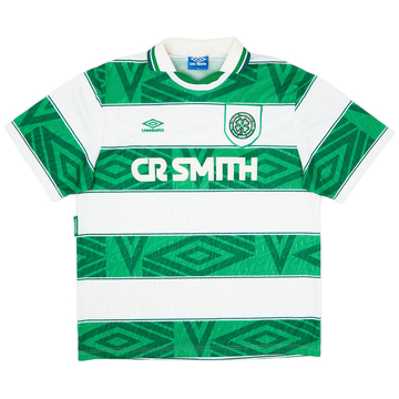 1993-95 Celtic Home Shirt - 9/10 - (XL)