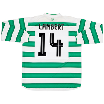 2003-04 Celtic Home L/S Shirt Lambert #14  - 6/10 - (XL)