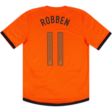 2012-13 Netherlands Home Shirt Robben #11VS