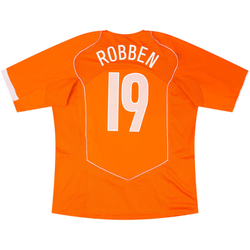 2004-06 Netherlands Home Shirt Robben #19