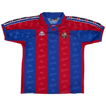 1995-97 Barcelona Home Shirt - 8/10 - (L)