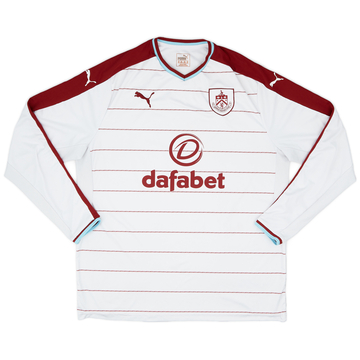 2017-18 Burnley Away L/S Shirt - 9/10 - (XXL)