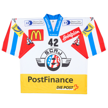 2004-05 SC Rapperswil-Jona Eloranta #42 'Signed' TFS Home Jersey - 8/10 - (XL)