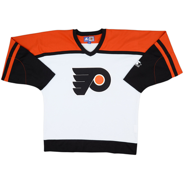 1994-97 Philadelphia Flyers LeClair #10 Starter Home Jersey - 5/10 - (M)