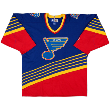1994-98 St. Louis Blues Starter Away Jersey - 8/10 - (XL.Boys)