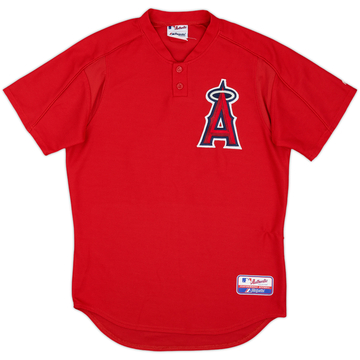 Jersey auténtica de práctica de bateo Majestic de los Anaheim Angels 2003-04 - 8/10 - (M)