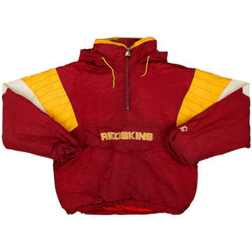1990s Washington Redskins Starter 1/2 Zip Rain Coat - 7/10 - (L)