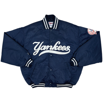 2000s New York Yankees Majestic Satin Varsity Jacket - 7/10 - (XL)