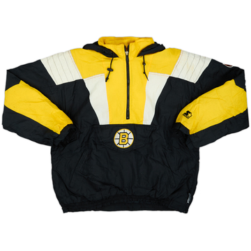1990s Boston Bruins Starter 1/2 Zip Rain Coat - 6/10 - (L)