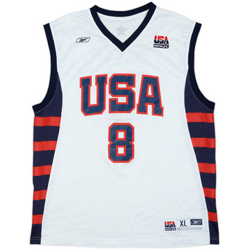 2004 USA Bryant #8 Reebok Home Jersey - 8/10 - (XL)