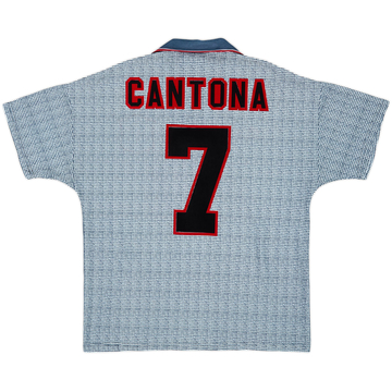 1995-96 Manchester United Away Shirt Cantona #7 - 5/10 - (L)