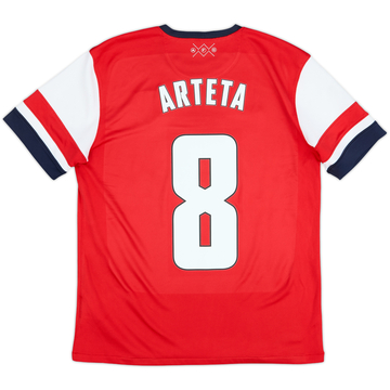 2012-14 Arsenal Home Shirt Arteta #8 - 8/10 - (M)