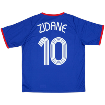 2006-07 France Basic Home Shirt Zidane #10 (L)