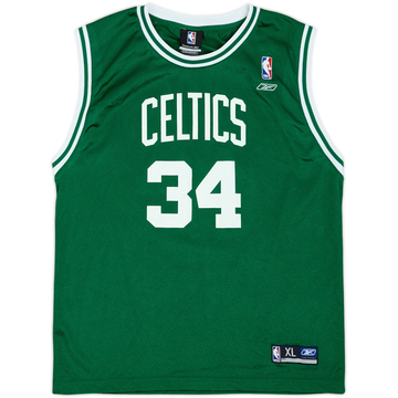 2002-06 Boston Celtics Pierce #34 Reebok Away Jersey - 9/10 - (XL.Boys)