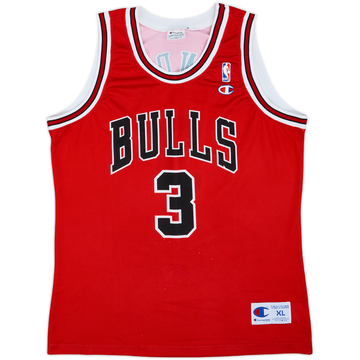2001-06 Chicago Bulls Chandler #3 Champion Away Jersey - 8/10 - (XL)