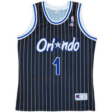 1993-94 Orlando Magic A.Hardaway #1 Champion Away Jersey - 9/10 - (L)