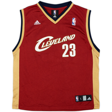 2006-10 Cleveland Cavaliers James #23 adidas Away Jersey - 9/10 - (L.Boys)