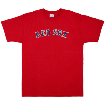 2007 Boston Red Sox Matsuzaka #18 Majestic Tee - 9/10 - (XL)
