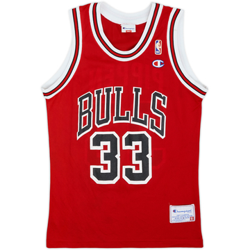 1991-93 Chicago Bulls Pippen #33 Champion Away Jersey - 9/10 - (S)