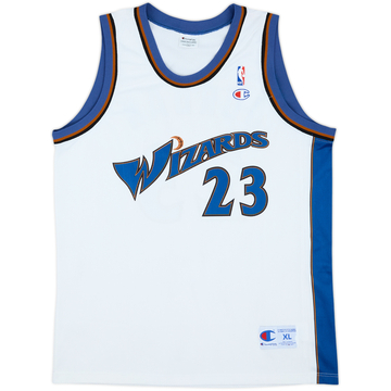 2001-03 Washington Wizards Jordan #23 Champion Home Jersey - 9/10 - (XL)