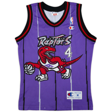 1995-96 Toronto Raptors Esposito #4 Champion Away Jersey - 7/10 - (M.Boys)