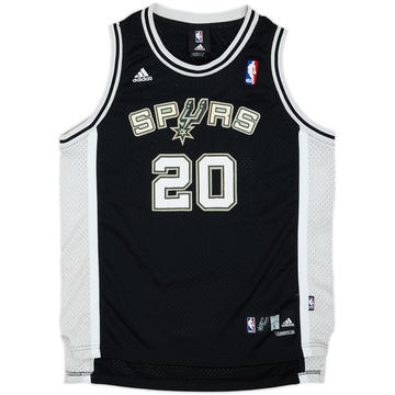 2006-10 San Antonio Spurs Ginobili #20 adidas Swingman Away Jersey - 6/10 - (L.Boys)